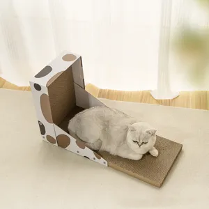 MeowLove Hot Sales Scratcher Cat Play Toy Corrugated Cardboard Cat Scratcher Cat Cardboard thumbnail-4