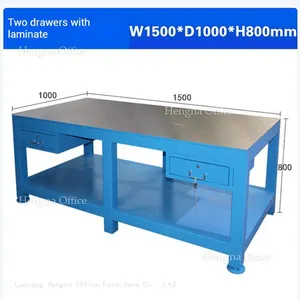 Metal Workshop Bench-TWB071 |Heavy Duty Locking Drawers &16mm Thickened Steel | Workstation for Tool Storage & Assembly thumbnail-1