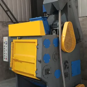 Tracked Shot Blasting Cleaning Machine With Automatic Feeding and Discharging, PLC One-Key Start Control thumbnail-5