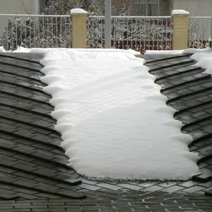 Driveway Snow Melting Rubber Mat Tile Gutter and Roof Snow Melting Mat With Thermostats thumbnail-2