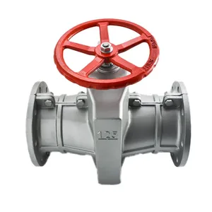 Supply Stainless Steel Pipe Clamp Valve GJ41X Aluminum Alloy Flange Pipe Clamp Valve Cast Steel Pipe Clamp Valve thumbnail-3