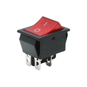 Illuminated Rocker Power Switch 10A 250V AC Compact 22mm Cutout for Control Panels thumbnail-5