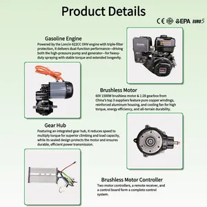 Vigorun Autonomous Sprayer Agriculture Extra-Long Battery Life Gasoline Sprayer for Sports Turf thumbnail-3