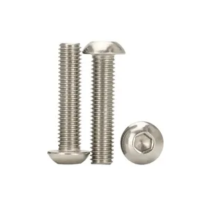 ISO 7380 M3-M12 Pan Head Screw With A2/A4 Metric Measurement Plain Surface Treatment thumbnail-5