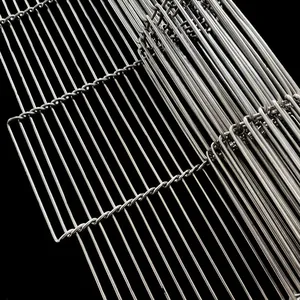 Cooling Conveyor Belt, Stainless Steel Spiral Mesh Wire Mesh Conveyor Belt, Highly Competitively Priced. thumbnail-2
