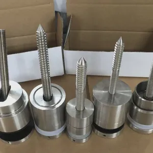 China Manufacturer Glass Standoff Diameter 30mm 316 Stainless Steel Hollow Type Modern Design for Mirror Mounting thumbnail-4