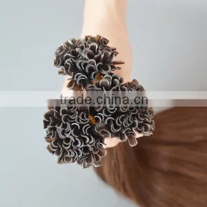 100 % Cheap Remy Nail u Tip Hair Extensions Wholesle thumbnail-6