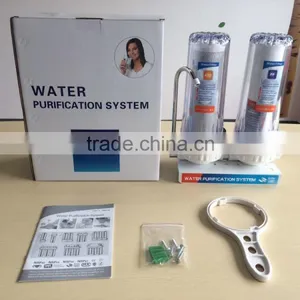 Household Water Purifier Water Filtration System 2 Stage Countertop Water Filter thumbnail-1