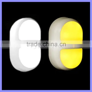 Sticker White Infrared Human Induction Lamp Motion Sensor LED Recessed Light Control Mini Flashlight thumbnail-1
