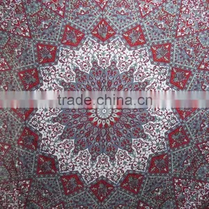 Indian Hippie Mandala Round Tapestry Printed Bedcover Hanging Boho Throw thumbnail-1