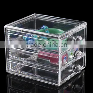 C81 ANPHY 3 Drawers Acrylic Organizer Large Makeup Assorted Storage Box Jewelry Finding Box thumbnail-3