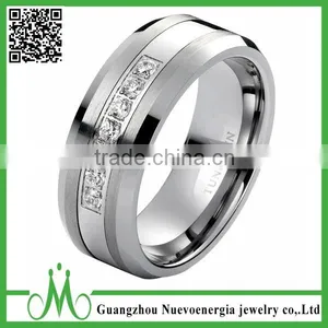 High Quality Black Rings Wholesale Tungsten Black Men Matte Rings Jewelry Size 6-18 thumbnail-2