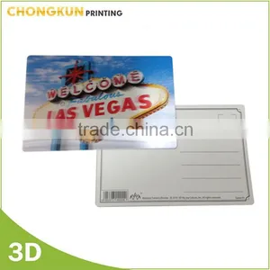 Hot Sale Special Souvenir Items BPA Free 3D Lenticular Postcard thumbnail-4