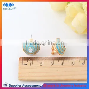 Fashion Beautiful Flower Shaped Clip-on Stud Earrings for Women thumbnail-2