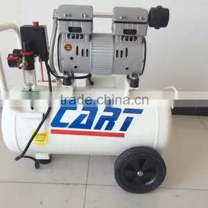 0.28m3 Oil-free Mute-type Piston Air Compressor With Wheels thumbnail-1