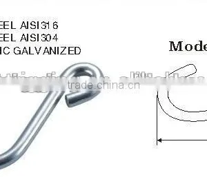 Zinc Plated Hot Sale Various Metal Small Tensile S Shaped Closing Hanger Hooks thumbnail-6