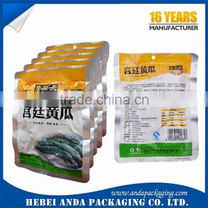 Food Grade Nylon Plastic Pouch Pickles Packaging Plastic Bag With Tear Notch/ Pickles Food Packing Bag thumbnail-5