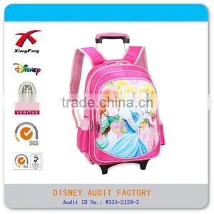 XF B-054 Girls Lovely Trolley Backpack Cartoon People Backpack thumbnail-2