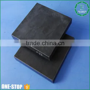 Custom Made Hardness Block Board Cellulose Acetate Plastic Black Coloured POM Acetal Sheet thumbnail-1
