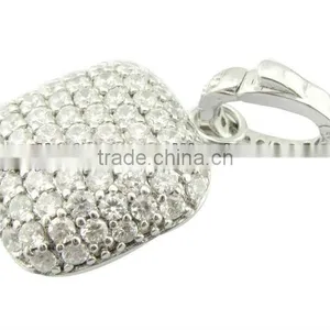 925 Sterling Silver Jewelry Sets With CZ, Wedding Jewellery Set thumbnail-3