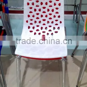 High Quality Wholesale Modern Popular Design PP Plastic BUBBLE CHAIR With Chromed Metal Base thumbnail-3
