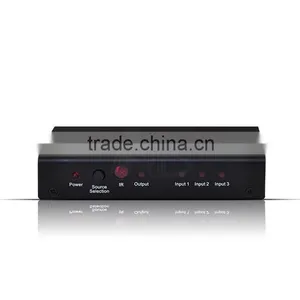 HDMI Switcher 3x1 Metal House, Gift Box , IR&Power thumbnail-1