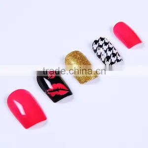 Wedding Flower Nail Designs for Short Nails thumbnail-1