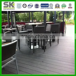 Waterproof Wood and Plastic Composite Flooring for Coffee Shop thumbnail-1