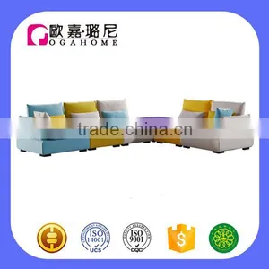 High End Modern Simple Fabric Sofa Set Designs thumbnail-1