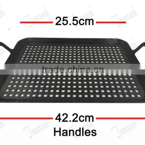 New Grill Pan With Nonstick Layer/Indoor And Outdoor Roasting Pan thumbnail-2