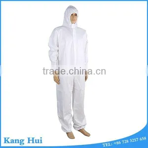 Hospital Non-woven Disposable Coverall White thumbnail-4