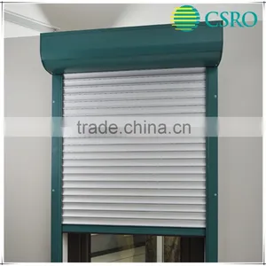 Motorized Roller Shutter Window With Aluminum Foam Slats thumbnail-2
