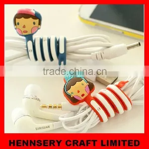 Customized Shape and Logo Soft Pvc Rubber Single Standing Waist Twister thumbnail-1