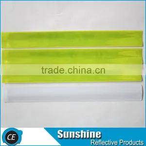 Good Quality Printed Reflective Slap Wristbands for Safety Use thumbnail-1