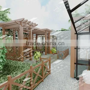 Aluminum Frame With Polycarbonate Roof Canopy thumbnail-4