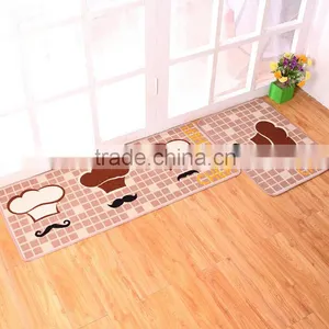 The New Design Coffee Cooking Theme Loop Pile Polyester Printing Kitchen Door Floor Mat Rug Carpet thumbnail-4