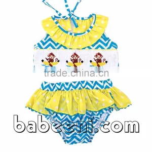 Lovely Bananas Split Hand Smocked Girl Swimwear thumbnail-1