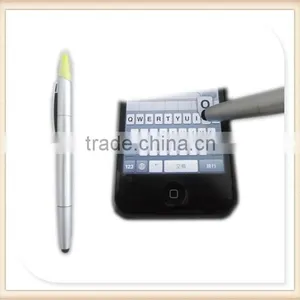 2IN1 Stationery Stylus Mobile Touch Screen Promotion Pen thumbnail-1