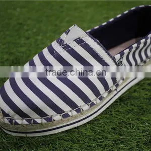 Purple Stripes Fashion Women Men Canvas Shoes thumbnail-1
