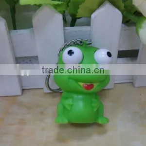 Custom Plastic Animal Eyes Pop Out Keychain thumbnail-1