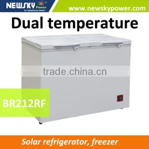 DC12V 24V Solar Deep Freezer Solar Powered Freezer Solar Refrigerator Fridge Freezer thumbnail-1