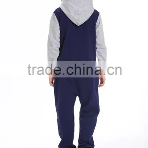 Wholesale Cheap Men's Fashion Romper Adult Onesie Comfy Fleece Hoodie thumbnail-2