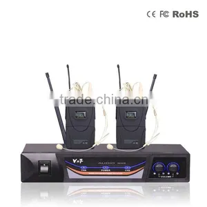 ABS Black Double Headset Microphone thumbnail-1