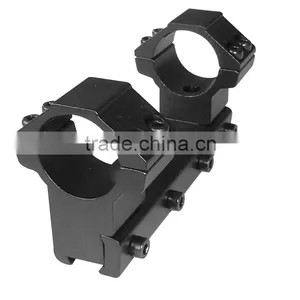 2 *30mm Dual Aluminum Alloy Bracket Telescopic Sights Gun Mount thumbnail-1