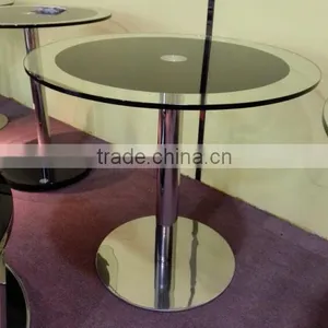 Tempered Glass Coffee Table,,round Coffee Table,dining Table BC080 thumbnail-3