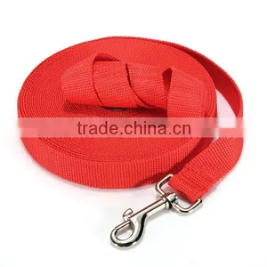30ft/9m Long Red Nylon Pet Puppy Dog Training Walk Walking Obedience Lead Leash thumbnail-1