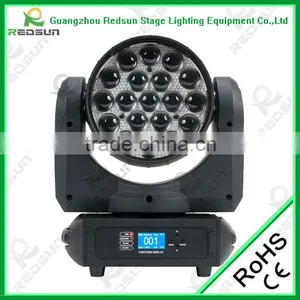 Lowest Price High Quality Newly Optical Stage Stairs LED 19 PCS 15W RGBW Moving Head With Zoom thumbnail-3