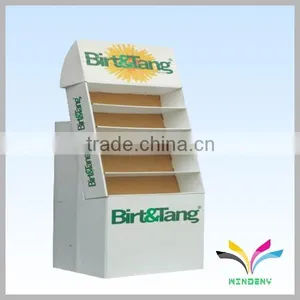 Customized Paperboard Floor Stand Shop Display Stand thumbnail-4