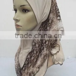 H308 Beautiful Small Girl Hijab,new Style Scarf Hijab thumbnail-3