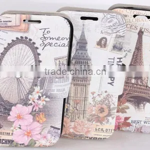 British Style Leather Wallet Case for Samsung Galaxy s4 thumbnail-1